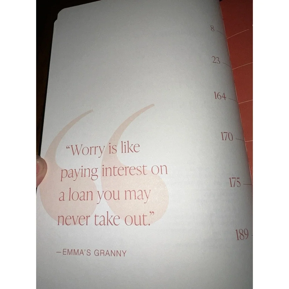 Worry Interrupt Guided Journal Undated CBT Anxiety Thought Spiral Relief New NIB